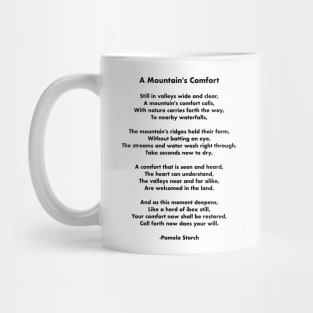 A Mountain's Comfort Poem Mug